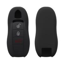 kwmobile Porsche 3-Button Car Key (Keyless Compatible Models Only) Compatible M juoda