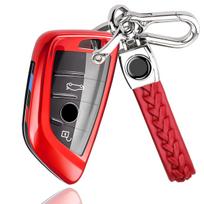 Smart Key Case for BMW 1 2 3 5 6 One Size raudona