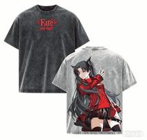 Fate Stay Night Washed Tshirt Personality Clothes New Model Anime Tshirt Year Round Clothing Couples Plus Size Unisex Classic S