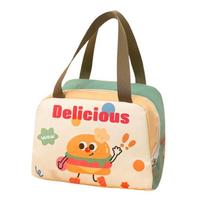 Waterproof Cartoon Lunch Bag Popcorn Food Thermal Handbag Kawaii Food Storage Bags  Picnic Hamburger