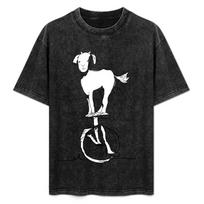 Goat  TShirt Oversized Customs Shirts Graphic Mens Graphic Tshirts Funny S