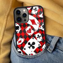 Poker Playing Card Soft Phone Case for iPhone 17 Air 16e Pro max 15 Pro 13 14 Plus 11 12 MagSafe Magnetic Coque iPhone 12pro max