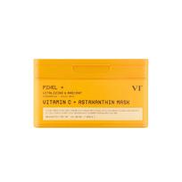 VT Cosmetics Vitamin C Astaxanthin Mask 30pcs 320g Daily Pull-Out Sheet Mask for Tone-Up Brightening and Antioxidant Glow