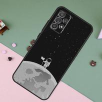 Moon Stars Space Astronaut For Samsung Galaxy A56 A36 A26 A16 A22 A32 A52 A54 A34 A14 A55 A35 A15 A53 A33 A05 A06 Case Samsung A25