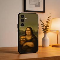 Art Aesthetic Mona Lisa  Phone Case For Samsung  A73,72,71,53,52,51,22,91,80, Soft Black Cover Samsung a41