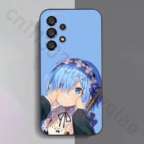 Rem R-Re Anime Z-Zero Phone Case for Samsung Galaxy S25 S24 S23 S22 S21 S20 Ultra Plus Cool Frosted Soft Cover Funda SamsungS21ULTRA