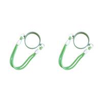 2PCS Silicone Ring Water Bottle Sling Carrier Reusable Water Cup Holder Strap  Travel Style F