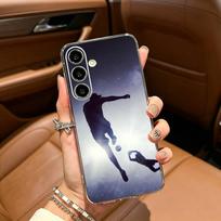 Football pattern Phone Case For Samsung Galaxy A71,A70,A52,A51,A40,A30 Transparent Cover Samsung a21s