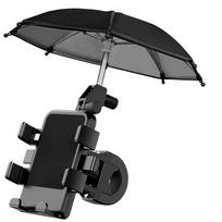 360 Degrees Rotation Sunshade Motocycle Phone Holder for 5-7.2inch Cell Phone Motocycle Accessories Handlebar&Umberlla