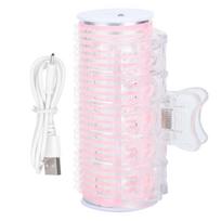 USB Portable Hair Roller Bangs Curling Hair Styling Tool Mini Electric Hair CurlerPink