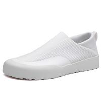 New Flats Men's Breathable Mesh Loafers Slip-On Casual Shoes Lightweight Walking Shoes for Men Comfortable Summer Lazy Footwear 39 balta