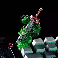 World of Warcraft Ashbringer Artisan Keycap Resin Custom Handmade Keyboard Cap Game Keycap Mechanical Keyboard Accessories Gifts