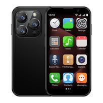 SOYES XS18 PRO 3G Mini išmanusis telefonas 3,0 colio MTK6580 Keturių branduolių 2GB RAM 16GB ROM Dvi SIM kortelės 2 MP C tipo Bluetooth Mp3 WIFI Veido atpažinimas WCDMA Android Mobilusis telefonas juoda