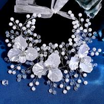 1PC Bridal Belt Handmade Flower Inlaid Rhinestone Ladies Waist Seal Bridesmaid Belt for Weddings