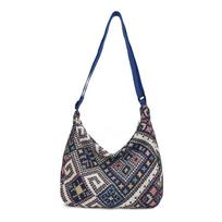 Striped For Girls Large Capacity Handbag Messenger Bags Korean Handbag Women Shoulder Bags Canvas violetinė