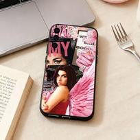 Y2K A-Amy Winehouses Phone Case Black Silicone Soft For Samsung Galaxy A73,A72,A71,A70,A53,A52,A51 Samsung a71 5g