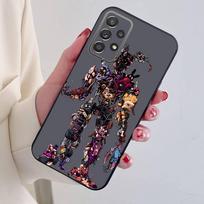 Five-Nights-At-Freddys F-Fnaf Phone Case For Samsung S24,21,22,23,30,Ultra,20,Plus,Note,10,9,Black soft silicone case SamsungS21