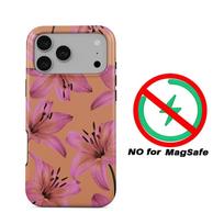 Red Lily 2 in 1 Dual Layer for Magsafe Phone Case For iPhone 17 Pro Max 16 Pro 15 Plus 14 13 mini 12 11 16E Fashion Case iPhone 16e