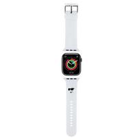 Pasek Opaska Karl Lagerfeld 3D Rubber Choupette Head Strap Do Apple Watch 42/44/45/49Mm, Biały