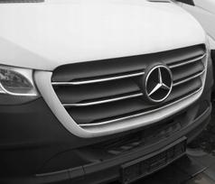 Mercedes Sprinter W907 W910 Chromuotos Juostelės Ant Grotelių