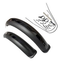 Bike Fenders Fat Tire Mud Guards Fender Set 26/20  x4.0 Mudguards For Folding Snow E-Bike BMX Bicycle MTB Cycling Parts 20x4.0 Black