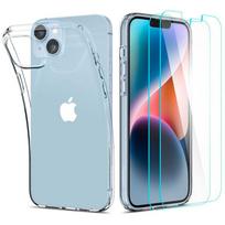 Spigen Crystal Pack - Zestaw Etui + 2 X Szkło Do Iphone 15 Plus / Iphone 14 Plus (Przezroczysty)