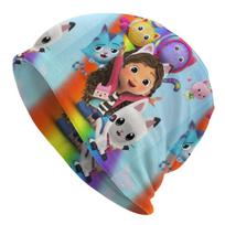 Gabbys Dollhouses Rainbow Bonnet Hats Fashion Outdoor Cute Cartoon Skullies Beanies Hat Unisexs Womens Summer Dualuse Cap One Size