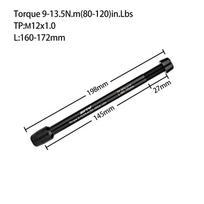 ZTTO Trainer Stand Thru Axle Adapter M12 1.0 1.5 1.75 Thread 160-172 166-178mm Training Thru Axle Riding Platform Shaft Skewers M12x1.0 160-172