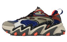 Li Ning Cat Paw Fashion Cushioning, Wear Resistant Low top Sports Casual Shoes Men's Royal Blue Gray AGLQ013-10 41