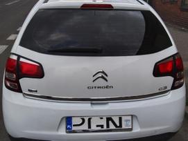 Citroen C3 II 08- Chromuota juosta ant bagažinės dangčio 45 mm