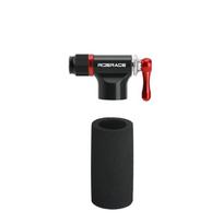 Mini Bike CO2 Pump Bicycle Schrader Presta Adapter Aluminum Alloy Portable Hand Cycling Tire Tube Pump With Insulated Sleeve juoda