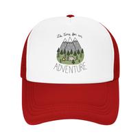ItS Time For A New Adventure Sun Hats Casual Baseball Cap Summer Trucker Hat Sun Visor Hats UnisexTeens yk Retro Baseball Caps One Size