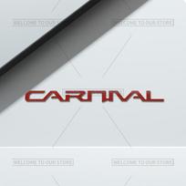 3D Car Styling For Kia Carnival Letter Emblem HEV LX EX SX Prestige Badge Metal Stickers Rear Trunk Decals Auto Accessories