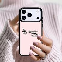 Eyes Eyelash Aesthetic Phone Case For Apple iPhone 17 Air 16E 15 14 Plus 13 12 11 Pro Max Mini Funda Cover iPhone 13 Pro Max
