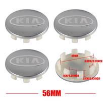 58MM 4Pcs Car Emblem Wheel Center Cover Sticker Cover Accessories For KIA Sportage RIO Ceed Picanto Pegas Sorento Niro Cerato K5