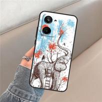 Elephant Theme Print Case For Realme 15 14 13 12 11 Pro Plus C63 C61 C55 C51 C53 C25 C65 C67 C71 C75 GT6 GT7 Pro Realme C51