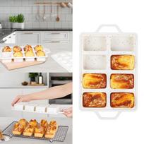 1 Pc Mini Loaf Pans Silicone Nonstick Small Bread Pans For Baking Tiny Meatloaf Pan With Metal Place Mats For Round Tables balta