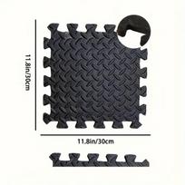 16 Piece Fitness Yoga Mat Soft EVA Foam Puzzle Mat Non Slip Interlocking Gym Mat Protective Mat for Fitness Equipment 30*30*1cm juoda