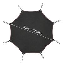 10/12/14FT Trampoline Sunshade Tent Cover Trampoline Shade Cover Trampoline Protection Cover Compatible Sunshade Accessories