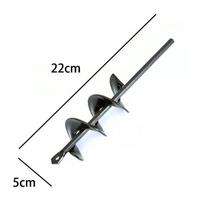 Ground Drill Bit Spiral Blade Planting Flowers Grass And Vegetables Spiral Rod Hemp Garden Forest Greening Loose Soil Drill