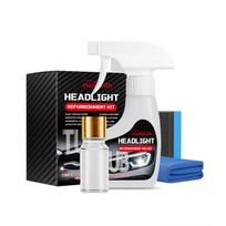 Car Headlight Care Set - Headlight Restoration, Coating, Oxidation Cleaning and Light Transmission Enhancement