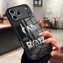 Singer Junior H Sad Boyz Phone Case For IPhone 17 Pro Max 16 15 14 Pro Max 13 11 X Xs Xr 8 7Plus Glass Cover iPhone17