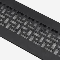 200X100mm Aliuminio Lydinio Vėdinimo Angos Perforuotas Lakštas Oro Anga Perforuotas Lakštas Tinklelio Plokštė Vėdinimo Grotelės Vėdinimo Angos Perforuotas Lakštas juoda