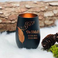 Glass Candle Holder Ambient Light Customizable Pattern Creative Aromatherapy Cup for Western Restaurant Home Party FestivalDecor (as the picture,11.6x6.4x8.6cm&1Pc)
