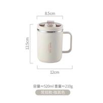 Hot 520ML Insulated Coffee Mug with Handle, Shatterproof 304 Stainless Steel Coffee Mug, Double Wall Vacuum Water Cup 501-600ml