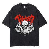 Berserk Griffith Classic Manga Scene  Japanese Quote Vintage Washed Anime TShirt Unisex Dark Fantasy Manga Fan Streetwear Tee  Cotton Casual M