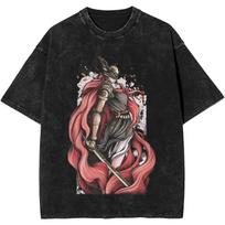 Elden Ring Malenia Blade of Miquella Graphic Print Vintage Washed Oversized Game Streetwear TShirt S