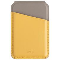 Magnetyczny Portfel Rfid I Stojak Na Telefon Uniq Lyden Ds, Żółto-Szare