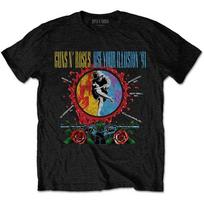 Guns N' Roses Unisex T-Shirt: Use Your Illusion Circle Splat (X-Large) XL