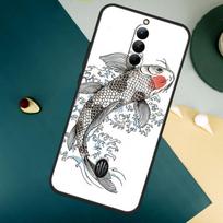 Koi Carp Fish Painting For ZTE Nubia Red Magic 10S Pro Plus 7 6S 7S 8 9 8S 9S Pro Red Magic 10 Air 11 Pro Plus Case Red Magic 7S Pro